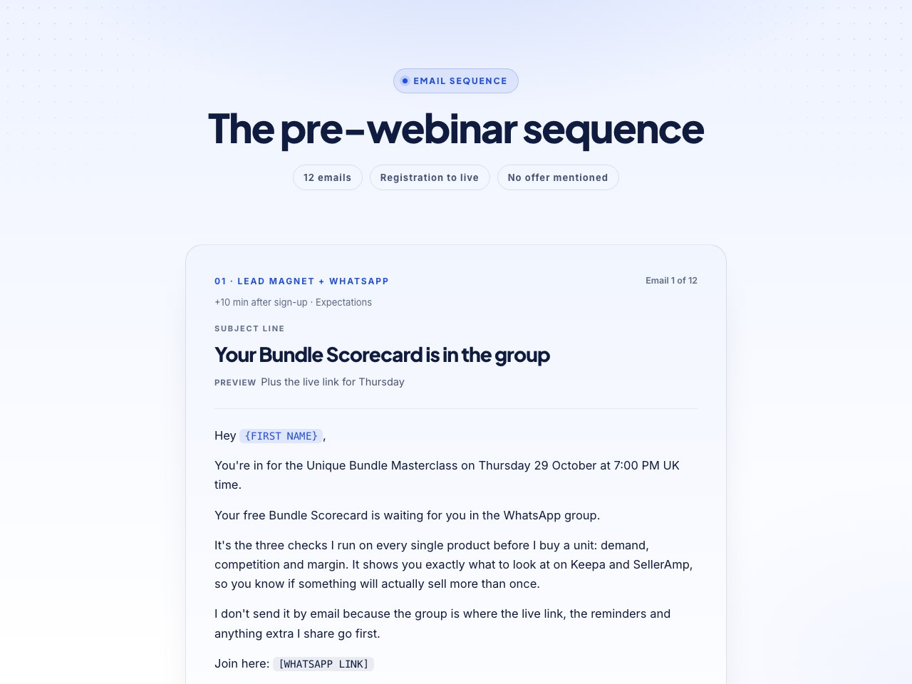 Pre-webinar preview
